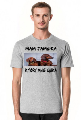 Koszulka ''Mam jamnika Który mnie unika''
