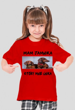 Koszulka ''Mam jamnika Który mnie unika''