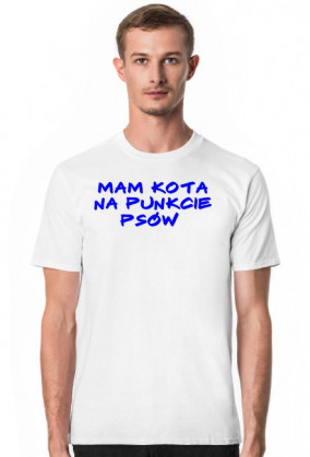 Koszulka ''Mam kota Na punkcie Psów''