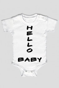 Body Dziecięce "HELLO BABY" (biały)