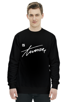 Bluza męska | Czarna | Tworzę
