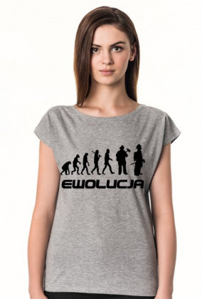 Koszulka Damska Ewolucja Strażaka