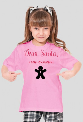 Koszulka dziewczęca Dear Santa..