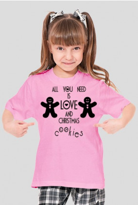 Koszulka Dziewczęca Christmas Cookies