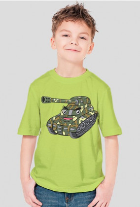 Koszulka chłopięca czołg