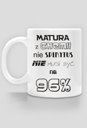 Kubek  Matura z chemii
