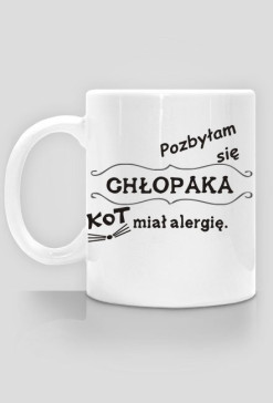 Kubek  Kot miał alergię