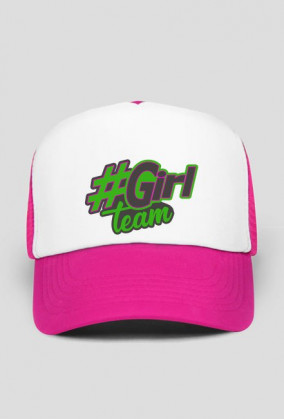 Czapka "#Girl team" (pink)
