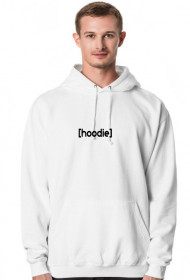 Biała bluza hoodie