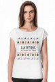Lawyer is coming to town - LexRex - T-shirt damski