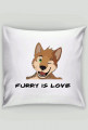 Poduszka Furry is Love