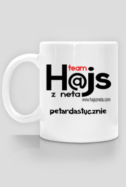 Kubek napis : petardastycznie