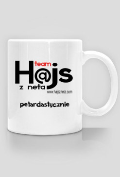 Kubek napis : petardastycznie
