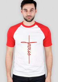 Koszulka JEZUS red 2 color
