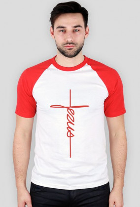 Koszulka JEZUS red 2 color