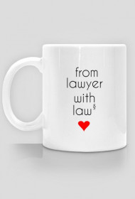 prawniczę. from lawyer with law