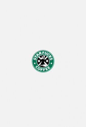 Starbucks coffee parody koszulka Starfucks K