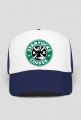 Starbucks coffee logo parody czapka Starfucks