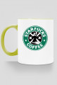 Starbucks coffee logo parody kubek Starfucks