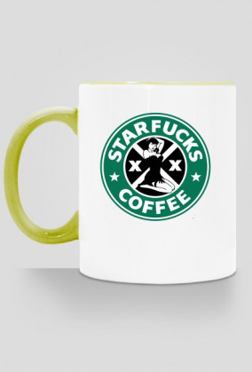 Starbucks coffee logo parody kubek Starfucks
