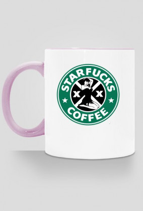 Starbucks coffee logo parody kubek Starfucks