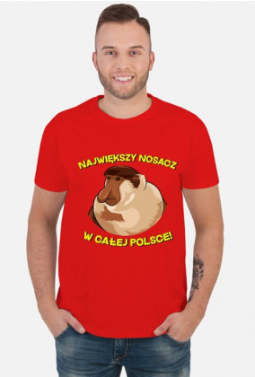 Największy Nosacz w całej Polsce - koszulka męska