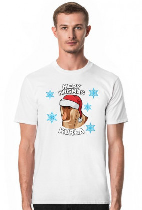 Mery Krismas, Kurła - koszulka męska