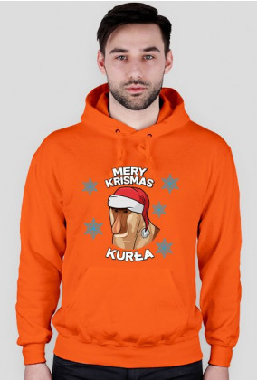 Mery Krismas, Kurła - bluza z kapturem męska