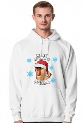Mery Krismas, Kurła - bluza z kapturem męska