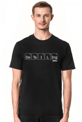 Koszulka czarna - DeTaILIng - Koszulka Detailera - Detailing