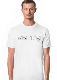 Koszulka biała - DeTaILIng - Koszulka Detailera - Detailing
