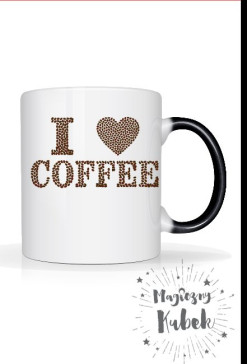 Magiczny Kubek I Love Coffee