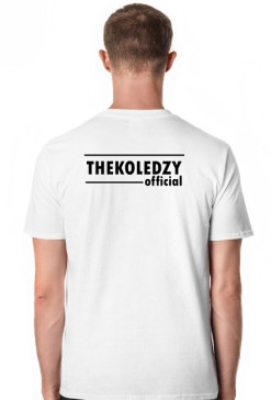 Biały T-shirt napis