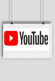 Plakat A2 poziom YouTube