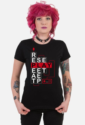 RGN Retro Play Repeat (Blk)