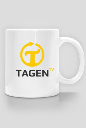 TAGEN.TV - biały kubek