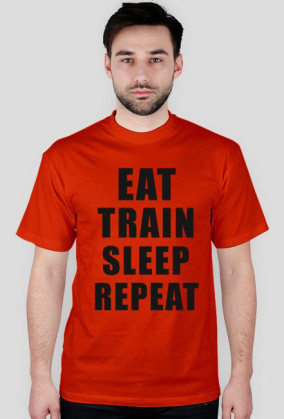 Koszulka Eat Train Sleep Repeat