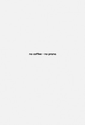 Koszulka Yoga: no coffee no prana