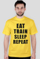 Koszulka Eat Train Sleep Repeat