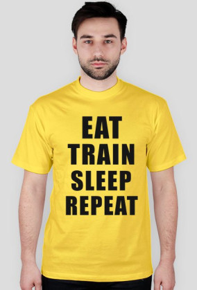 Koszulka Eat Train Sleep Repeat