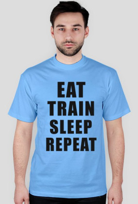 Koszulka Eat Train Sleep Repeat