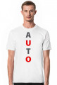 AUTO t-shirt biały