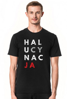 Koszulka męska przeróbka koszulki konstytucja - Halucynacja