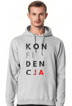 Bluza męska przeróbka, parodia koszulki konstytucja - Konfidencja