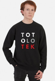 Bluza męska bez kaptura przeróbka, parodia koszulki konstytucja, konfidencja, destylacja - Totolotek
