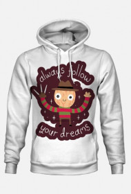 Bluza z kapturem "Follow Your Dreams"