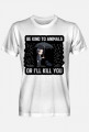 Męski T-shirt "Be kind to Animals or I'll Kill You"