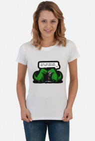 Damski T-shirt "Dude, did you eat the last unicorn?"