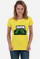 Damski T-shirt "Dude, did you eat the last unicorn?"