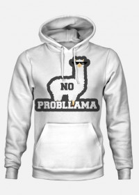 Bluza z kapturem "No Probllama"